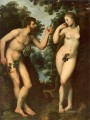 Adán y Eva Peter Paul Rubens desnudos